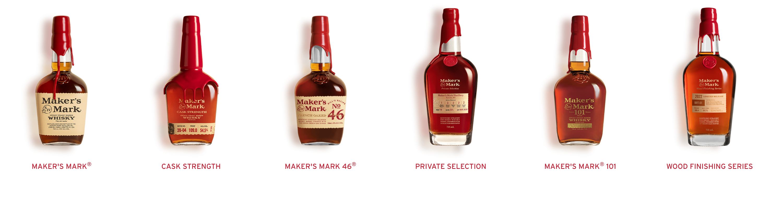 Makers Mark bourbons list